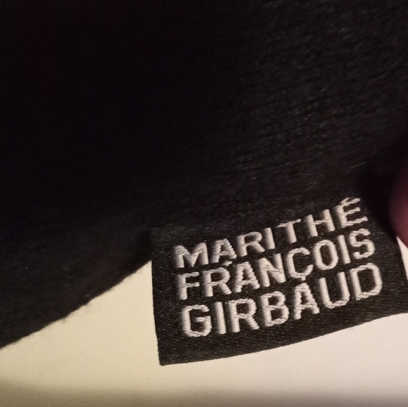 Marithé Francois Girbaud black crewneck wool sweater luxury item size XL - Picture 3 of 4